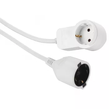 Extensão de energia Hama Powerplug 3 m 2 tomadas AC interior branco