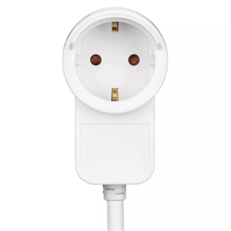 Extensão de energia Hama Powerplug 3 m 2 tomadas AC interior branco