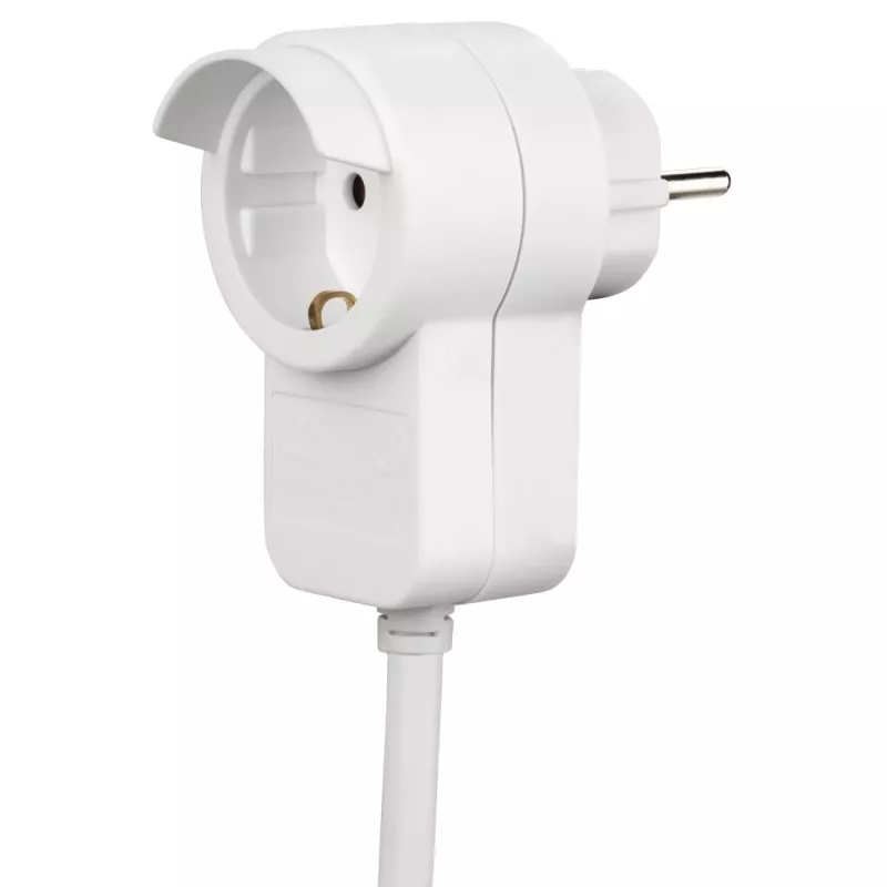 Extensão de energia Hama Powerplug 3 m 2 tomadas AC interior branco
