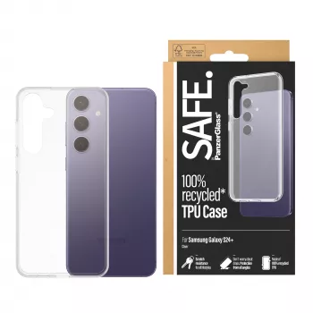 PanzerGlass SAFE. by ® Capa TPU Samsung Galaxy S24+ | Transparente