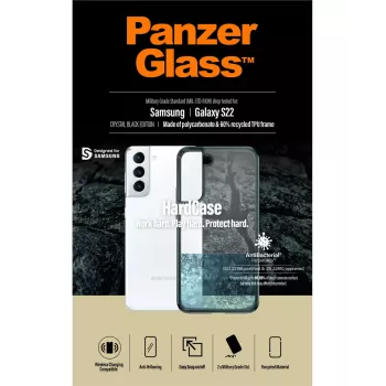 Capa rígida PanzerGlass para Samsung Galaxy S22 transparente