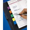 Marcador de página Sigel HN677 flexível azul verde laranja vermelho violeta amarelo
