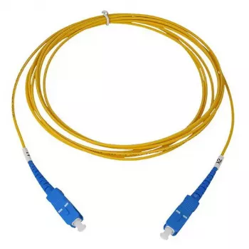 Cabo de fibra ótica BlueOptics SFP2222BU1MK SC SC OS2 1 m amarelo