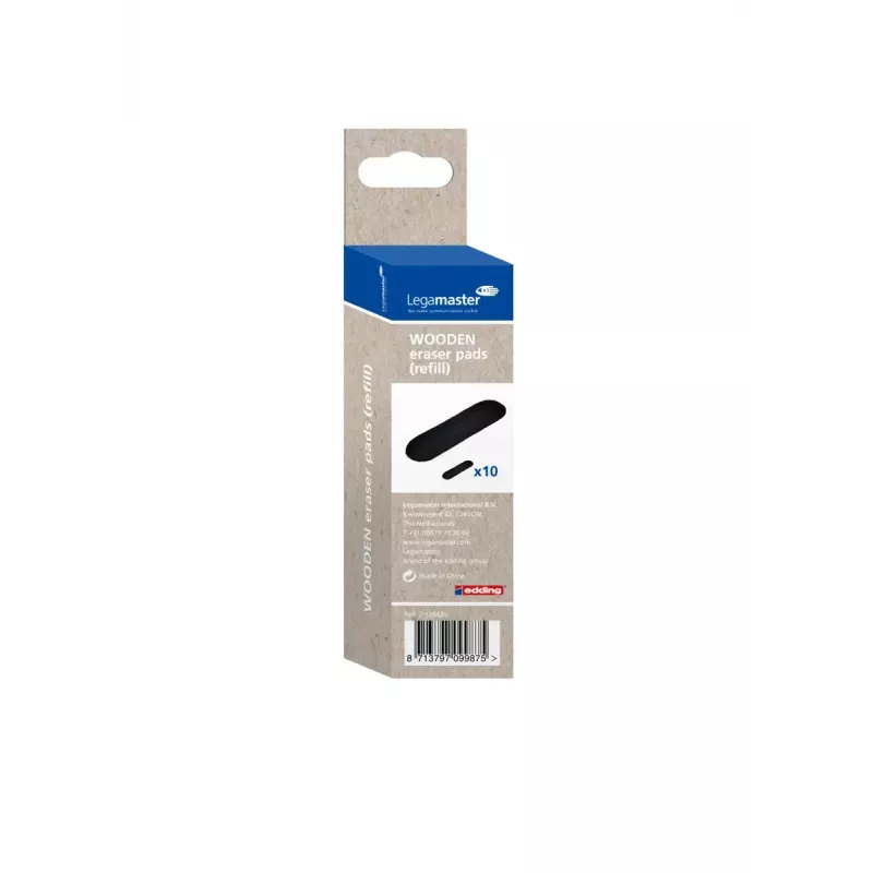 Conjunto de almofadas de feltro Legamaster WOODEN 10 unid.