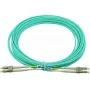 BlueOptics 050502T512000001M-BO Cabo de patch de fibra ótica duplex (compatível com Corning), LC-UPC/LC-UPC, multimodo OM3 50/125 µm, 1 m