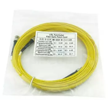 Cabo de fibra ótica BlueOptics SFP3333BU1MK 1 m ST G.657.A1