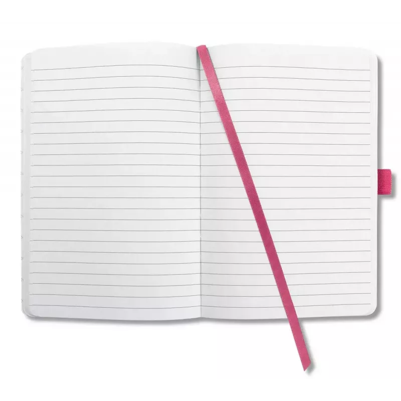 Caderno de notas Sigel JN104 A6 174 folhas rosa pautado capa dura