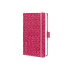 Caderno de notas Sigel JN104 A6 174 folhas rosa pautado capa dura