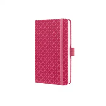 Caderno de notas Sigel JN104 A6 174 folhas rosa pautado capa dura