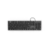 Teclado Hama MKC-650 escritório USB QWERTZ alemão antracite, preto