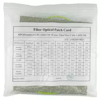 Cabo de fibra ótica InfiniBand BlueOptics CBL-MPO12-4LC-SMF-7M-BO 7,5 m MPO 4x LC