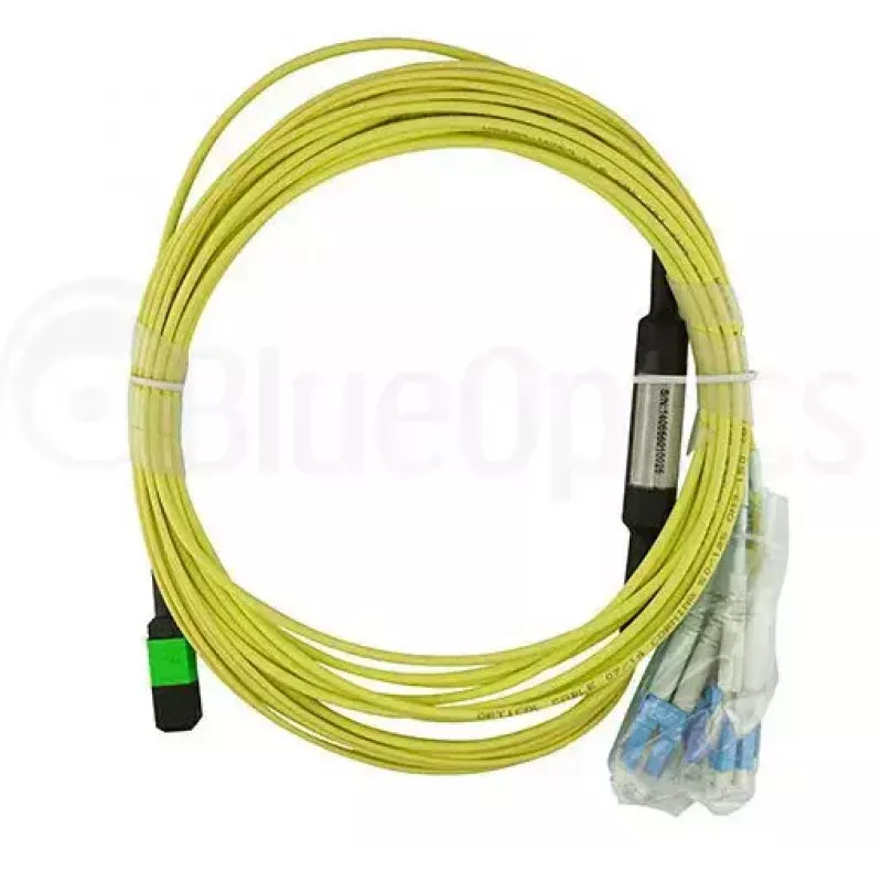 Cabo de fibra ótica InfiniBand BlueOptics CBL-MPO12-4LC-SMF-7M-BO 7,5 m MPO 4x LC