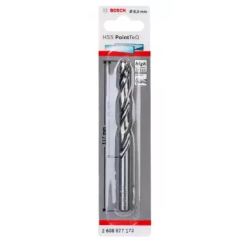 Broca helicoidal Bosch HSS Twist Drill Bits PointTeQ 8,5 mm