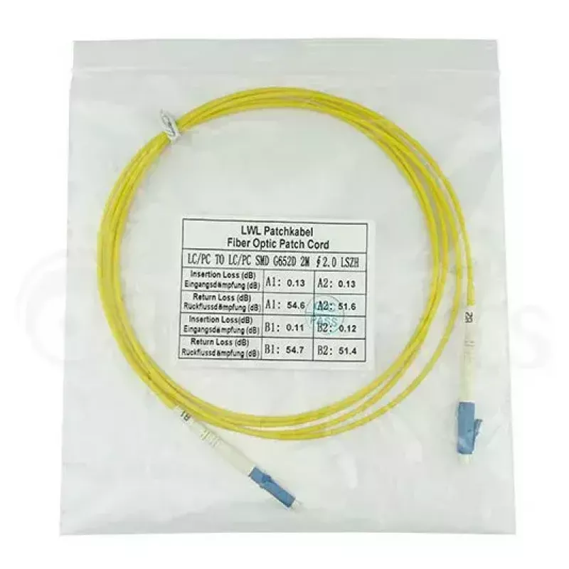 Cabo de fibra ótica BlueOptics SFP2121BU5MK 5 m LC OS2 9 µm