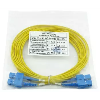 Cabo de fibra ótica BlueOptics CAB-SMF-SC-SC-15 15 m G.657.A1 SC SC