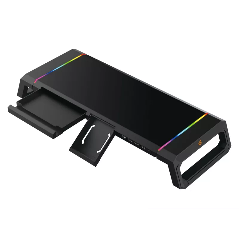 Suporte para monitor de gaming Conceptronic THORNE ERGO, autónomo, 10 kg, Preto