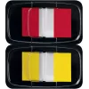 Marcadores Sigel HN496 flexível vermelho amarelo 100 unid.