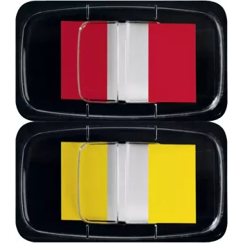 Marcadores Sigel HN496 flexível vermelho amarelo 100 unid.