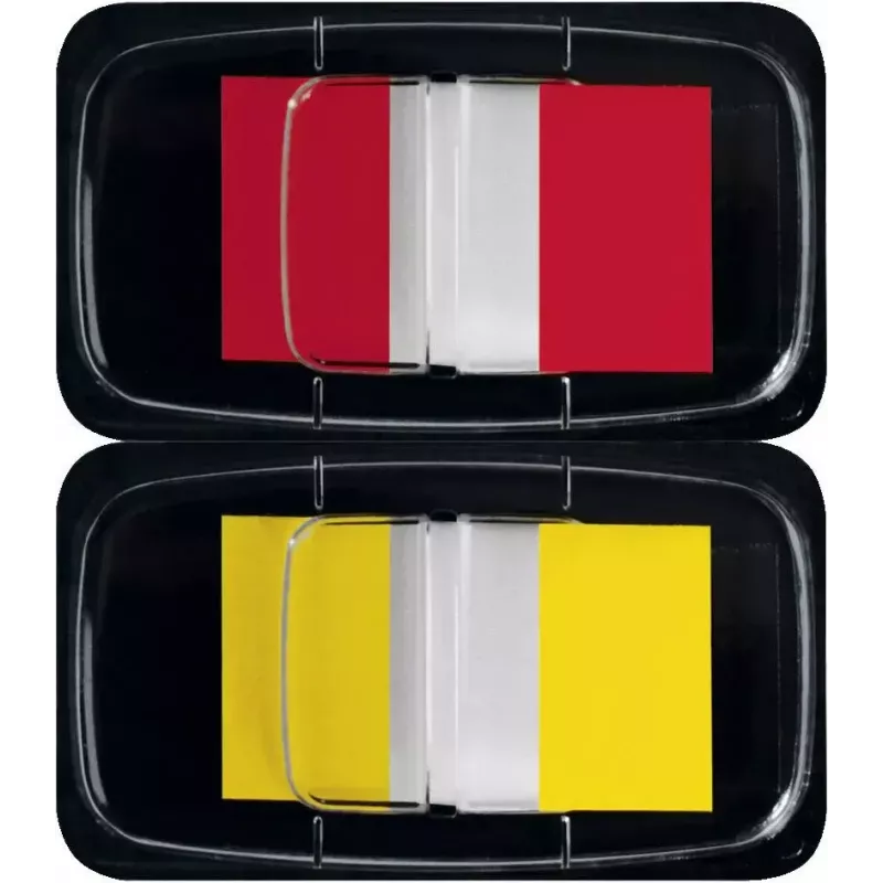 Marcadores Sigel HN496 flexível vermelho amarelo 100 unid.