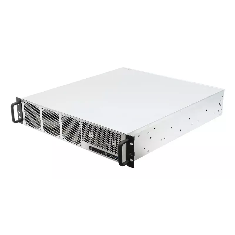Servidor barebone ASRock 2U1G-B650 Rack 2U, chipset AMD B650, LGA 1718, 2 compartimentos de 2,5 polegadas, fonte de alimentação 1000W, DDR5, Aspeed AST2600, 5×USB-A, Gigabit Ethernet