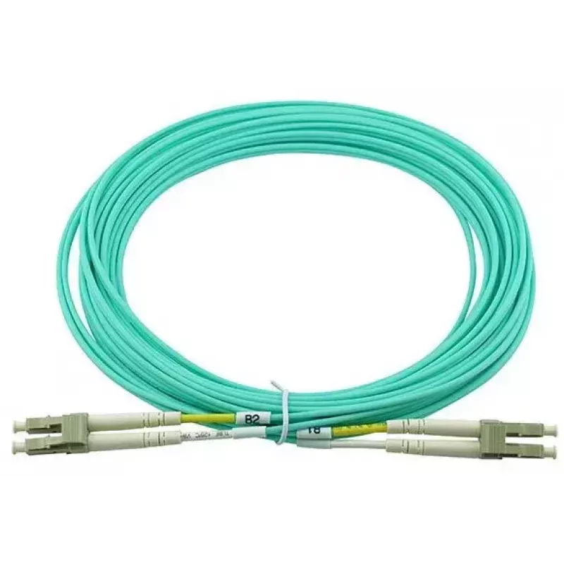 BlueOptics 050502T512000003M-BO Cabo de patch de fibra ótica duplex (compatível com Corning), LC-UPC/LC-UPC, multimodo OM3 50/125 µm, 3 m