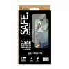 Película protetora de ecrã PanzerGlass SAFE. by para iPhone 17 Pro — película PET ultra larga com moldura preta, aplicação a seco, resistente a riscos e choques
