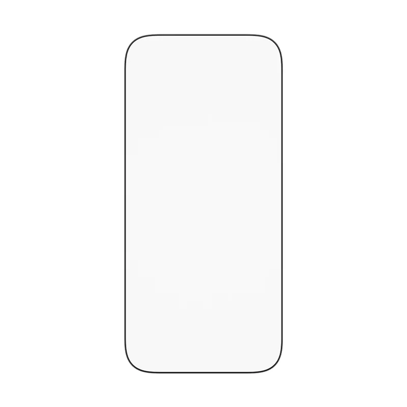 Película protetora de ecrã PanzerGlass SAFE. by para iPhone 17 Pro — película PET ultra larga com moldura preta, aplicação a seco, resistente a riscos e choques