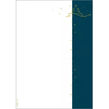 Papel de impressora Sigel DP413 A4 100 folhas azul-petróleo