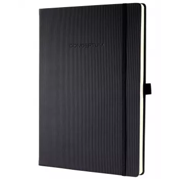 Bloco de notas Sigel CONCEPTUM 194 folhas preto