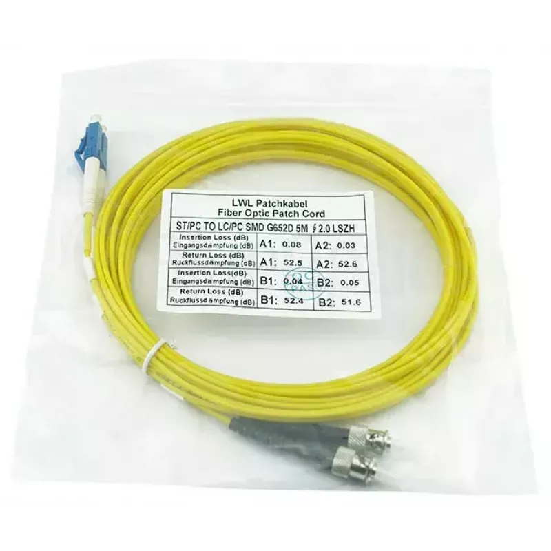 Cabo de fibra ótica InfiniBand BlueOptics SFP3133BU2MK 2 m LC ST amarelo