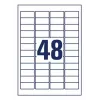 Etiqueta de impressora autoadesiva AVERY L4736REV-65 branco 4,57x2,12 cm