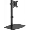 Suporte multimédia de chão Vision VFM-DSB, preto, aço, 2,65 kg