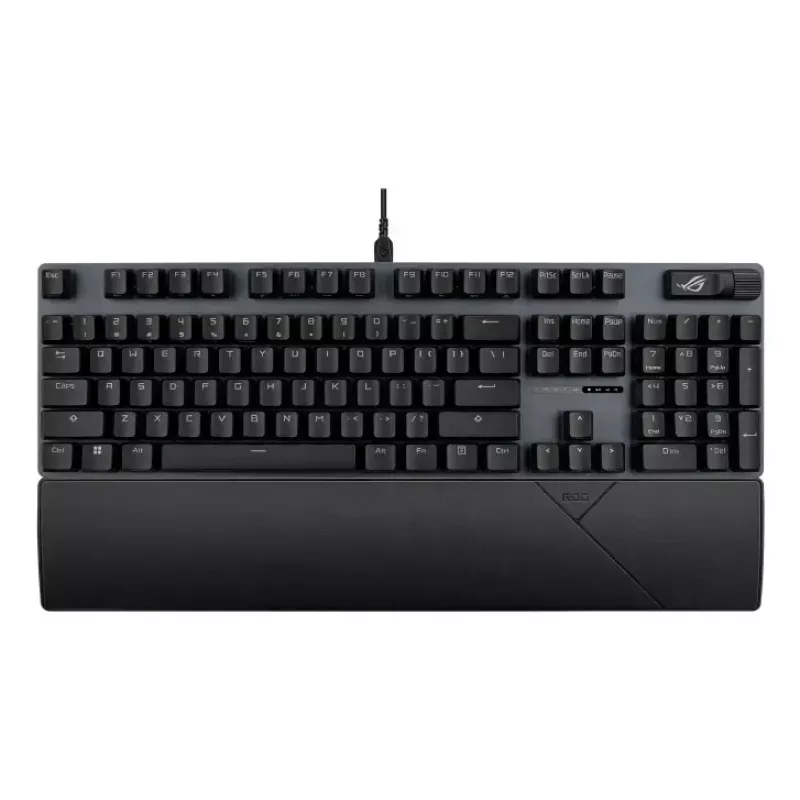 Teclado mecânico para gaming ASUS ROG Strix Scope II X — Full-Size, USB, RGB, layout suíço, preto