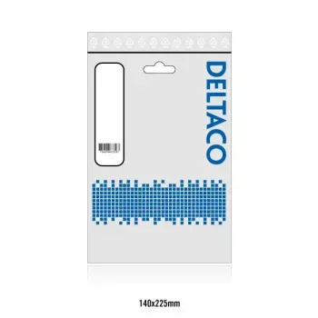 Cabo de rede Deltaco TP-611 RJ-45 Cat6 1,5m cinzento