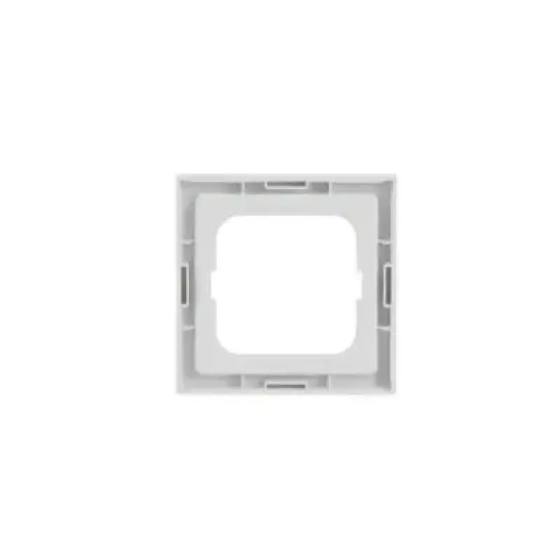 Placa de cobertura para interruptor Busch-Jaeger 1721-884K, sem parafusos, branco, termoplástico, 80 × 80 × 11 mm
