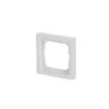 Placa de cobertura para interruptor Busch-Jaeger 1721-884K, sem parafusos, branco, termoplástico, 80 × 80 × 11 mm