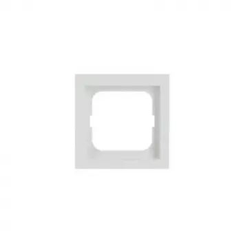 Placa de cobertura para interruptor Busch-Jaeger 1721-884K, sem parafusos, branco, termoplástico, 80 × 80 × 11 mm