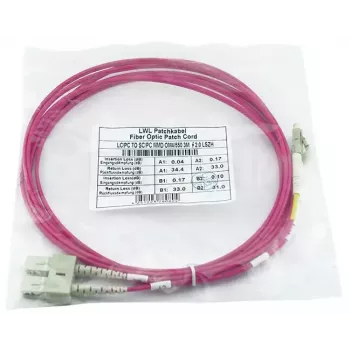 BlueOptics SFP3132FU0.5MK Cabo de fibra ótica InfiniBand 0,5 m LC SC