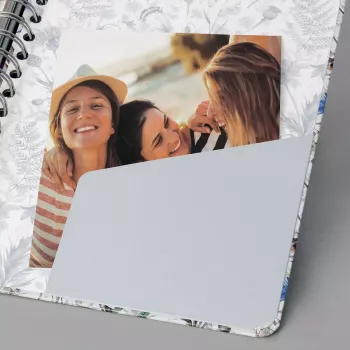 Caderno de notas Sigel JN619 A5 240 folhas azul verde violeta