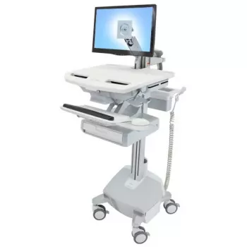 Carrinho multimédia Ergotron StyleView alumínio cinzento branco