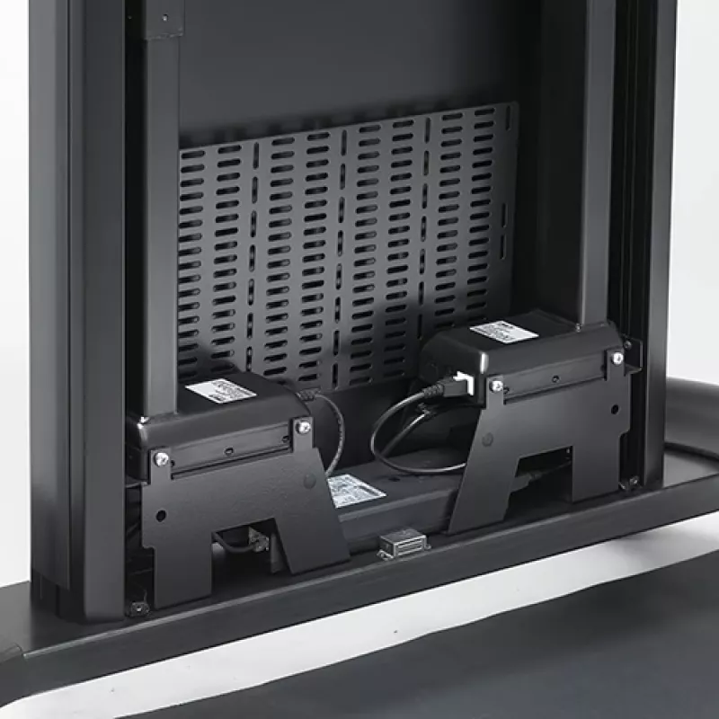Chief XL Carrinho de altura elétrica ajustável, 140,6 kg, 127 cm (50 polegadas), 2,03 m (80 polegadas), 200 x 200 mm, 860 x 510 mm