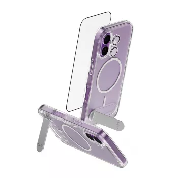Capa de proteção PanzerGlass CARE Feature Kick 3w1 para iPhone 17 com vidro de ecrã integrado e proteção da lente da câmara