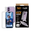 Capa de proteção PanzerGlass CARE Feature Kick 3w1 para iPhone 17 com vidro de ecrã integrado e proteção da lente da câmara