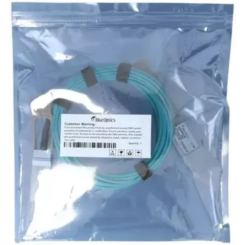 Cabo de fibra ótica InfiniBand BlueOptics Q28-AOC-1M-MA-BO 1m QSFP28 macho