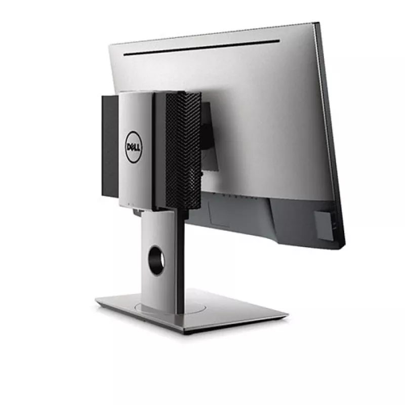 Dell MFS18 Suporte Micro Form Factor All-in-One, 19-27 polegadas, ajustável em altura, preto/prateado