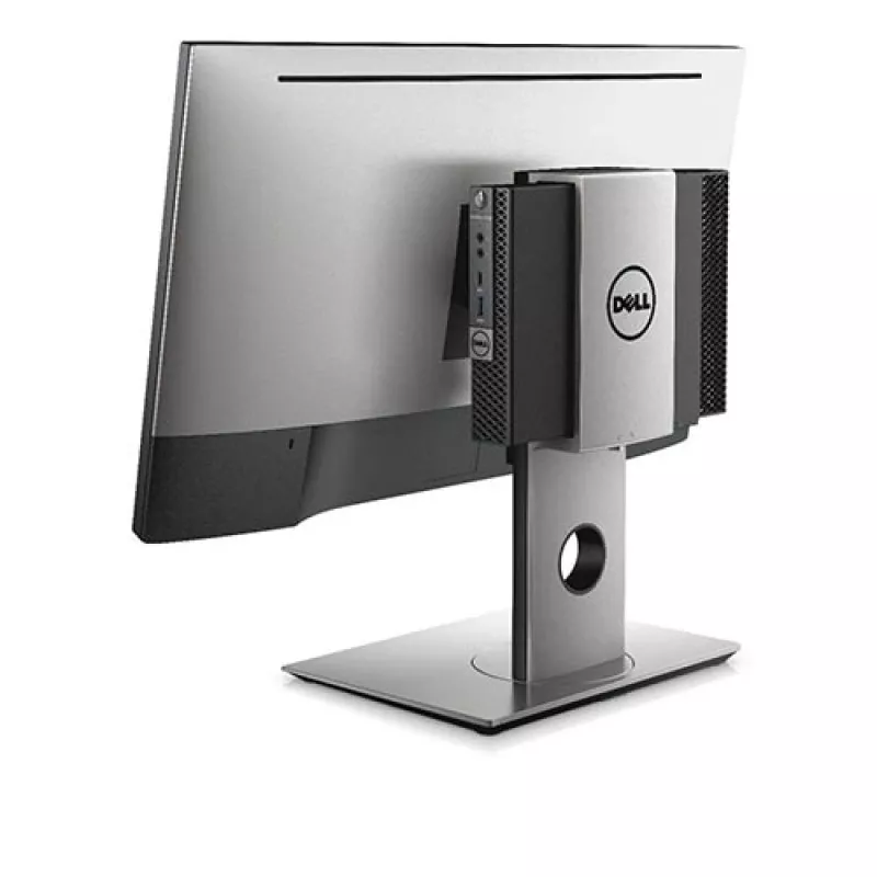 Dell MFS18 Suporte Micro Form Factor All-in-One, 19-27 polegadas, ajustável em altura, preto/prateado