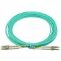 Cabo de fibra ótica BlueOptics AJ833A 0,5 m LC OM3 aqua