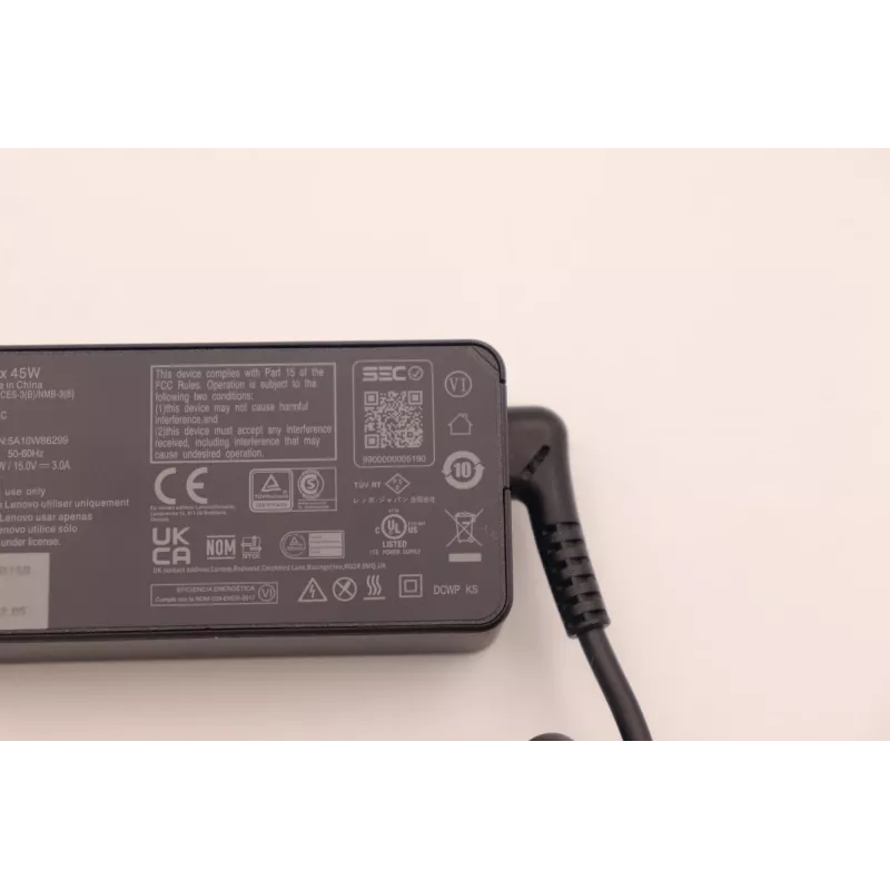 Lenovo 5A10W86299 carregador/fonte de alimentação interior 45 W preto