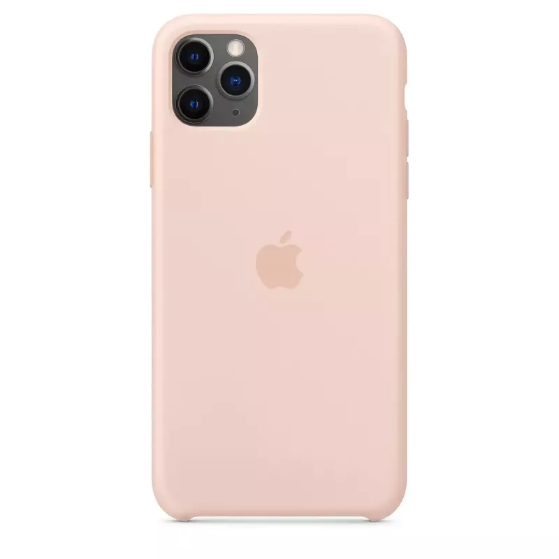 Capa Apple iPhone 11 Pro Max capa de silicone Pink Sand