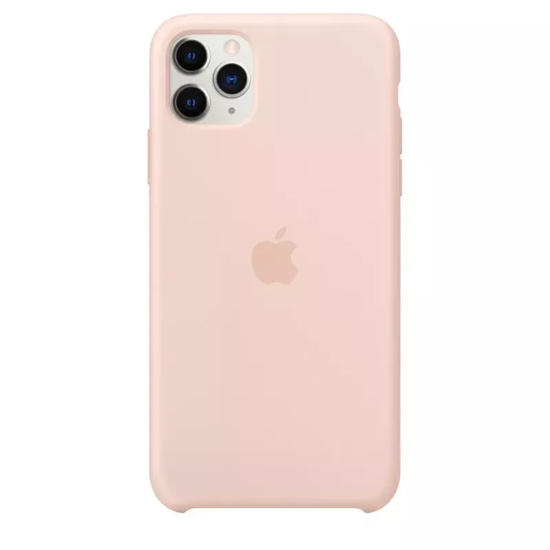Capa Apple iPhone 11 Pro Max capa de silicone Pink Sand